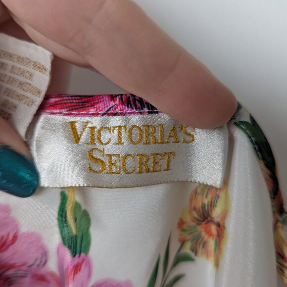 Victoria's Secret Vintage 90s Gold Label Floral Slip Dress Size Small - Picture 7 of 11